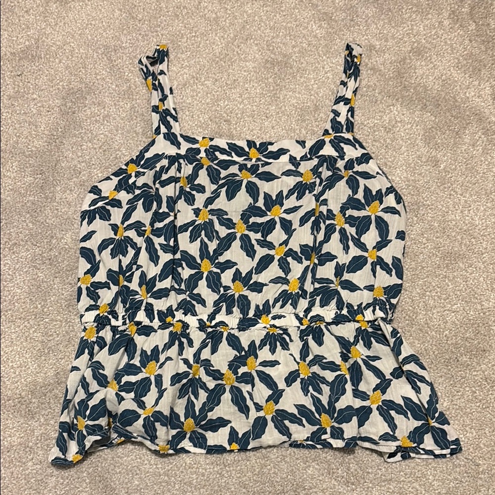 Floral Print Women's Top